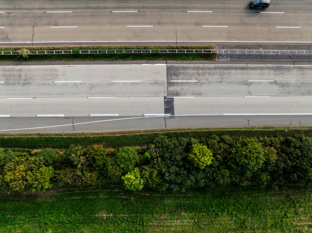 istock Top view of a highway 1955002172