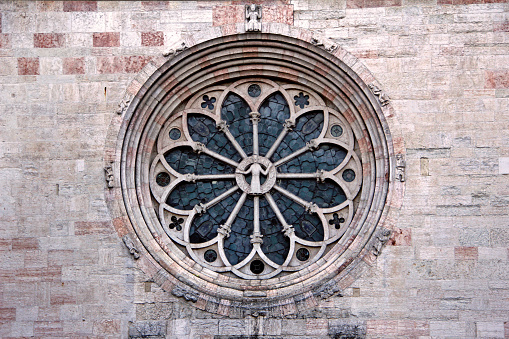Rose window of the Wheel of Fortune - Dome of Trento
