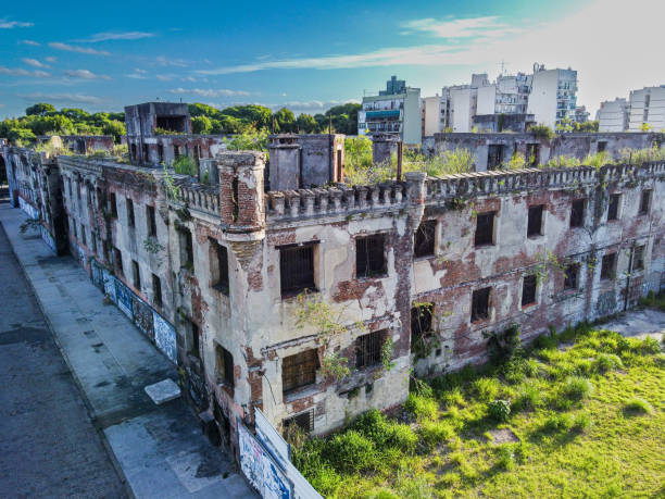 istock Corner of the historic and abandoned Carcel de Caseros 1955286358