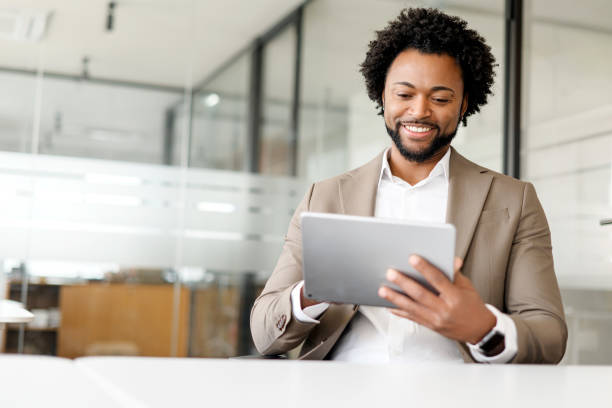 istock Confident African-American businessman in suit 1955305672