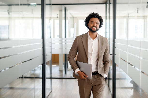 istock Confident African-American businessman in suit 1955323353