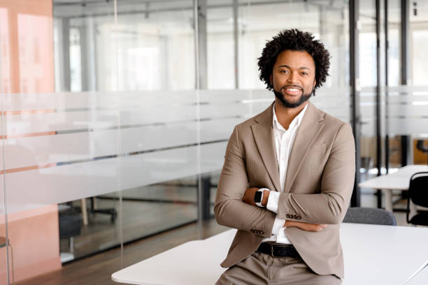 istock Confident African-American businessman in suit 1955323359