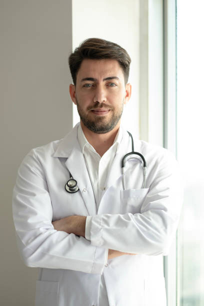 istock The doctor posed for the camera with his hands tied 1955339489