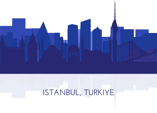 Istanbul, Turkiye skyline, silhouette. This illustration represents the country with its most notable buildings. Vector is fully editable, every object is holistic and movable Istanbul, Turkiye skyline, silhouette. This illustration represents the country with its most notable buildings. Vector is fully editable, every object is holistic and movable abstract backgrounds architecture sunbeam stock illustrations