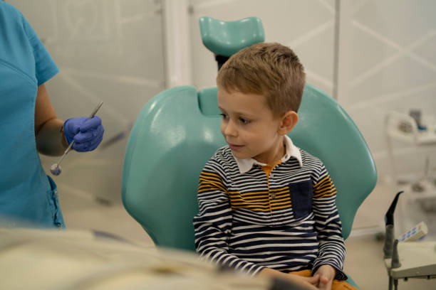 istock Little boy in dentistry 1955387735