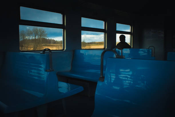 istock A lonely person in a train carriage 1955481877