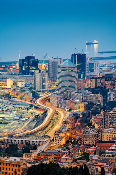 istock Genoa, Italy Elevated Roads in  San Benigno 1955507160