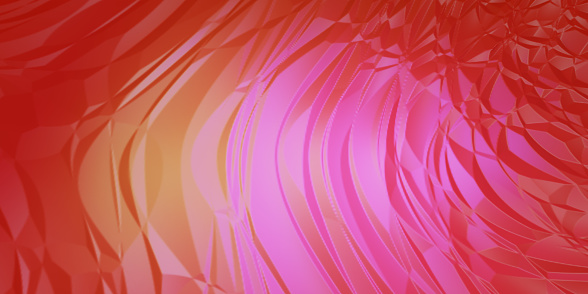 Wave abstract background, 3D waves in perspective motion. 3d render.