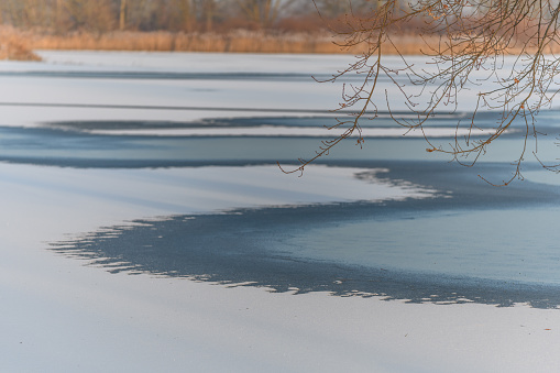 Winter scenery in Algonquin Pronvincial Park, Canada