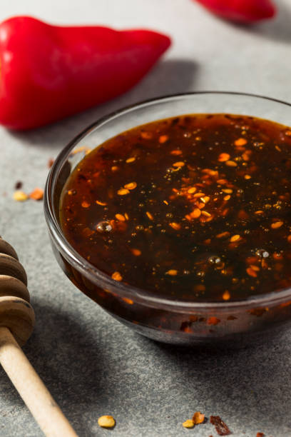 istock Organic Spicy Hot Honey Chili Crunch 1955909458