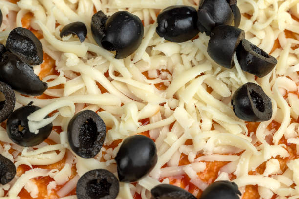 Margherita pizza stock photo
