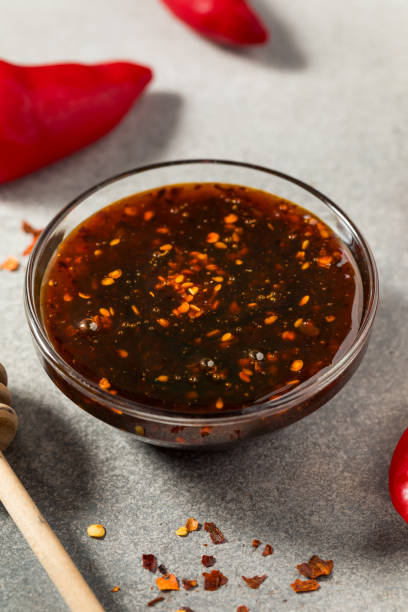 istock Organic Spicy Hot Honey Chili Crunch 1955912387