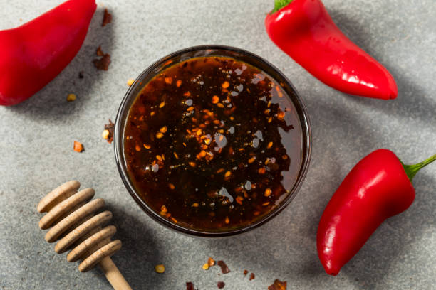 istock Organic Spicy Hot Honey Chili Crunch 1955913751