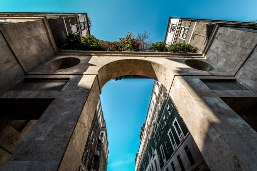 Ca' Brutta Architectural Arch In Milan, Italy