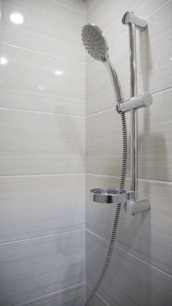 istock shower and shower holder. Shower cabin. 1956046828