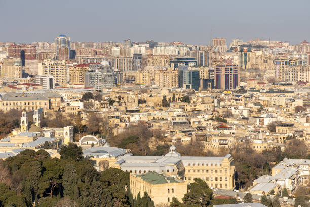 istock Baku Panoramic View 1956127042