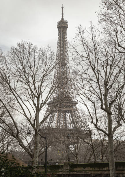 istock Nice scenery of Eiffel Tower in Paris at Afternoon. 1956135990