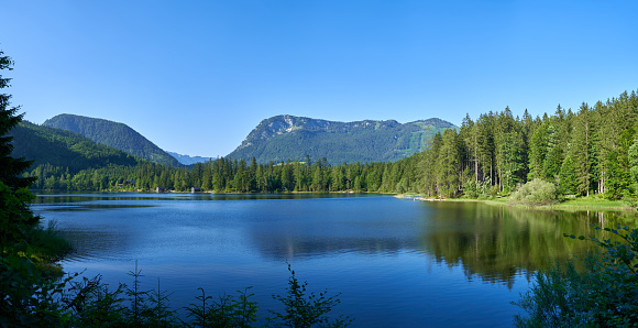 Lake Oedensee in Styria (Austria) in summer