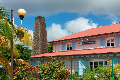 Martinique, Rivière-Pilote - Novembre 28, 2023: Museum of Martinique (Ecomusée de la martinique) located in an old distillery. The museum display historic pieces showing the cultural evolution of  martinique.