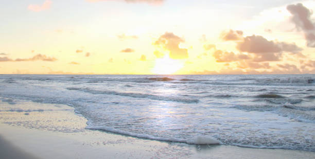 istock Beach Scene at Sunrise-Hilton Head, South Carolina 1956312474