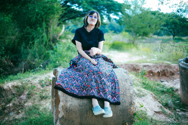 cute thai lady in black