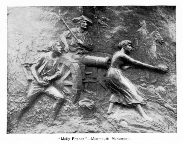 istock Molly Pitcher by Sculptor James E Kelly, Revolutionary War at Monmouth, Freehold, New Jersey, American History 1956362016