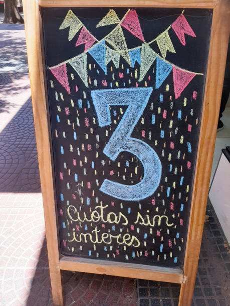 istock Outdoor sidewalk chalkboard 1956714396