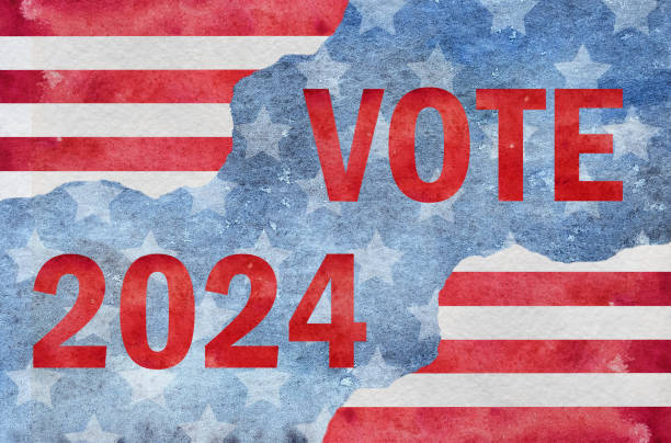 istock United States Elections. Beautiful invitation card for Election Day 1956800929
