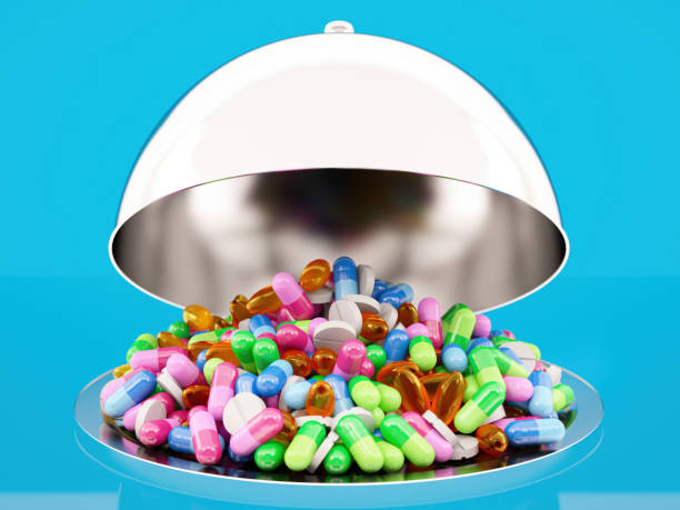 istock Serving Pills and Drugs with Restaurant Cloche 1956812708