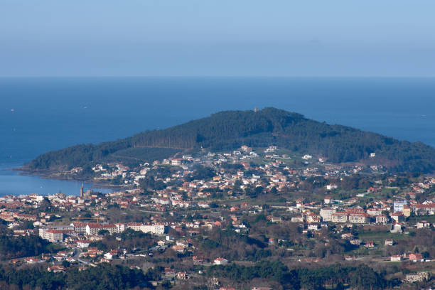 istock Panoramic view of Nigran in Pontevedra Spain 1956828655