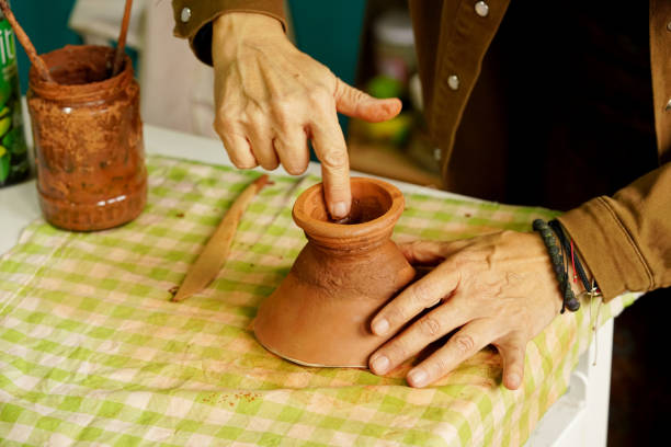 ceramics, hobby, soil, handmade, design, stock photo