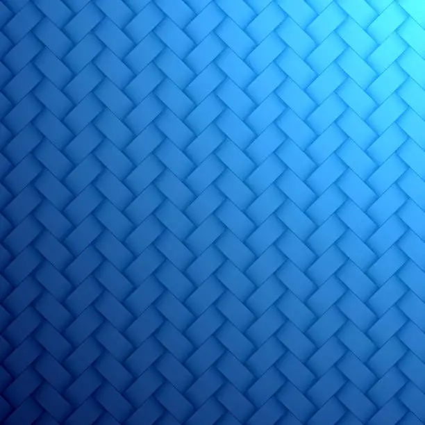 Vector illustration of Abstract blue background - Geometric texture