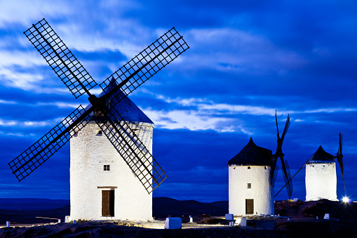 Typical windmills of  Region of Castilla la Mancha