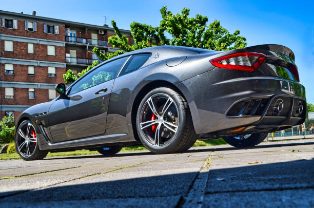 Maserati Gran turismo sports car at the  factory in Modena Italy