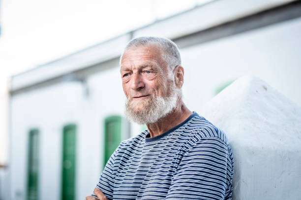 Portrait of a senior man outdoors