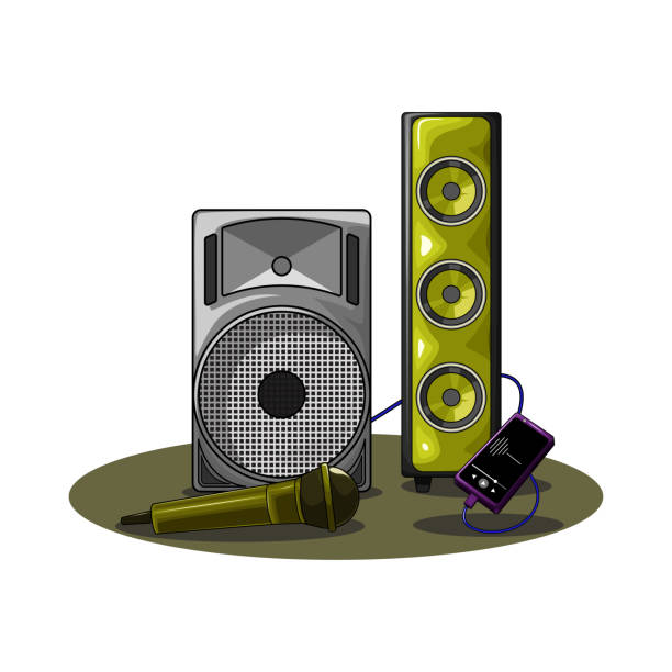 speaker - city of westminster audio stock-grafiken, -clipart, -cartoons und -symbole