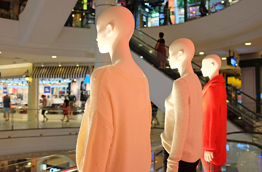 Clothing Store for sale, dolls dressed in Department store.