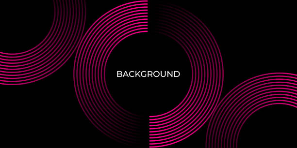 stockillustraties, clipart, cartoons en iconen met abstract vector background black with bright elements - spaarzaam compositie