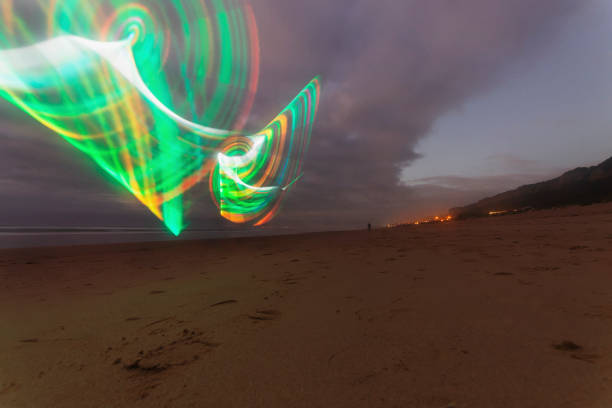 istock Lightpainting at the Beach 1957295145