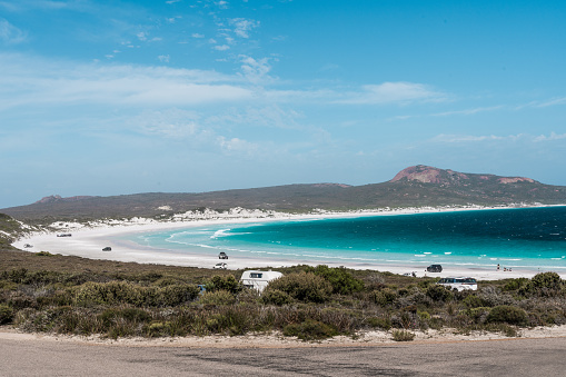 White sand beach in Lucky Bay, Esperance , Australia