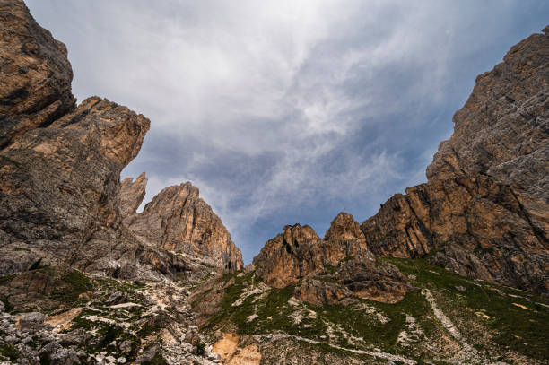 istock landscape inside the Catinaccio mountain range, Dolomites, Val di Fassa 1957380901