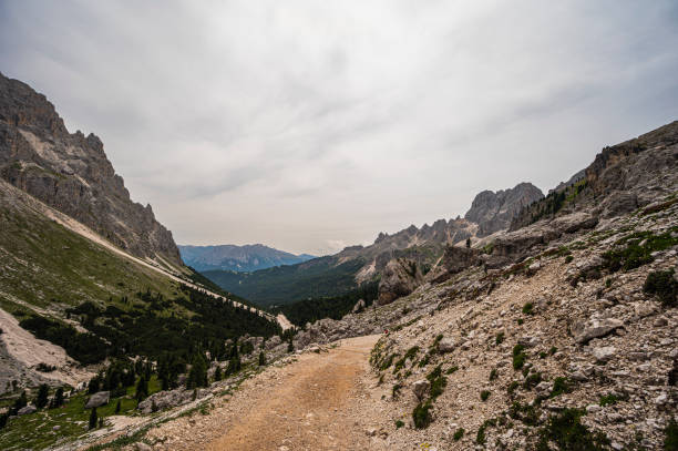 istock landscape inside the Catinaccio mountain range, Dolomites, Val di Fassa 1957389000