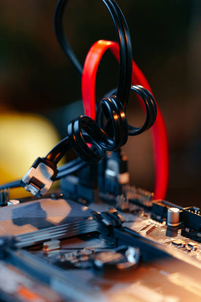 istock Computer part circuit board close up photo 1957407239