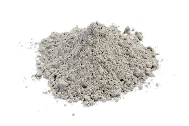 istock Cement Powder Isolated on White Background 1957408313