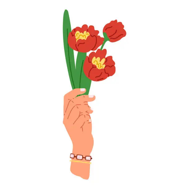 Vector illustration of Hands pose. The gesticulations speaker added emphasis to their words