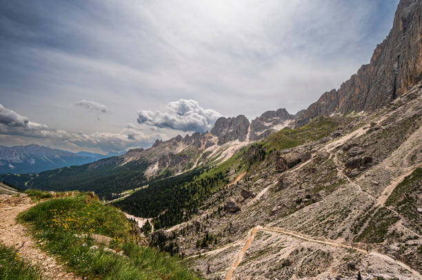 istock landscape inside the Catinaccio mountain range, Dolomites, Val di Fassa 1957420152