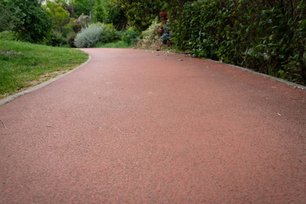 Outdoor jogging track
