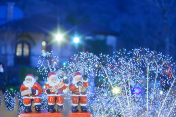 Sparkling Christmas illuminations in Hakone