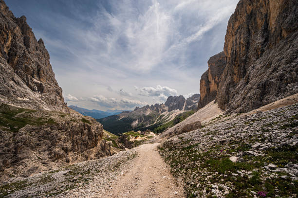 istock landscape inside the Catinaccio mountain range, Dolomites, Val di Fassa 1957456947