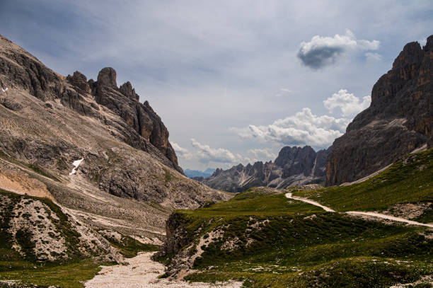 istock landscape inside the Catinaccio mountain range, Dolomites, Val di Fassa 1957481212